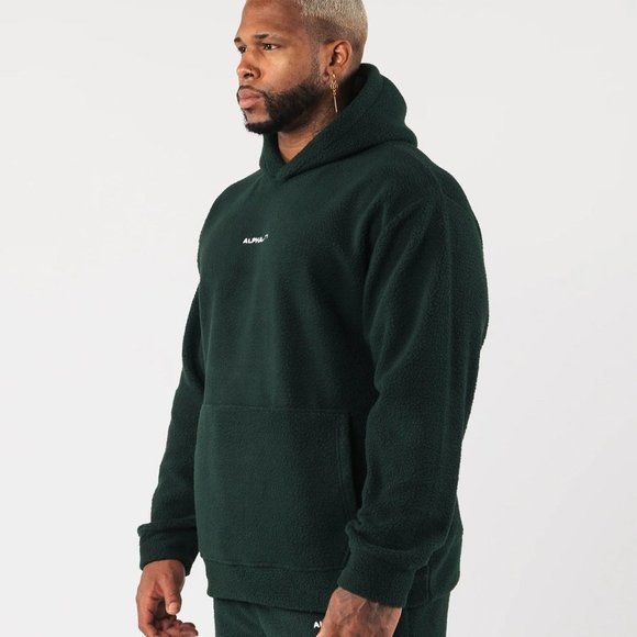 alphalete men -‎ KING HOODIE- size small - evergreen color - Picture 2 of 5
